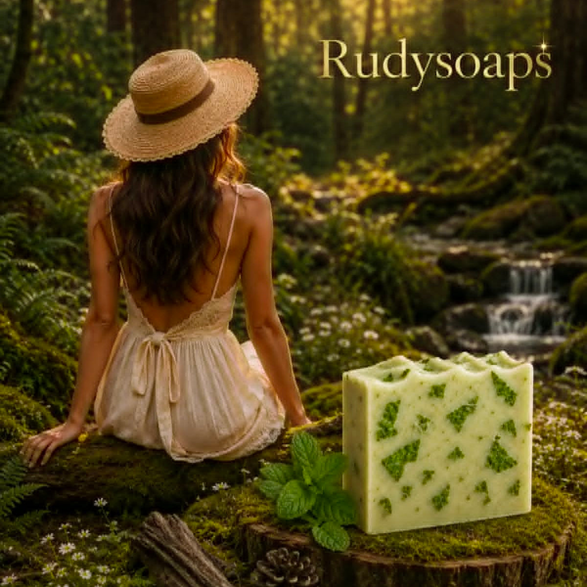 Peppermint blush Soap bar